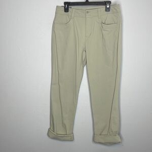 Eddie Bauer Women's Beige Slightly Curvy Straight Leg Pants Size 10 NWT